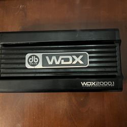 PRICE REDUCED - WDX 2000.1 Class D Mono Amplifier 