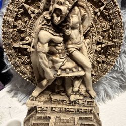 Aztec Warrior, Saving His Woman Home Decor