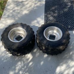 Yamaha OEM Rims And Tires set all years Yamaha raptor 700 250 YFZ 450