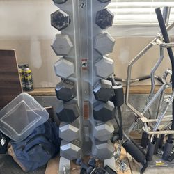I am offering the rack, bench, and weights as a complete set and am open to negotiation. Please submit your best offer.