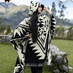 Alpaca Poncho For Womens