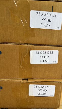 58 gallon 3 mil XL contractor bags (58” in length and 45” around)