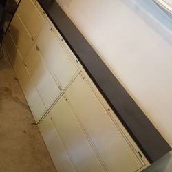 Three Drawer 3-piece File Cabinet Set