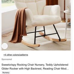 Rocking Chair Color Ivory 