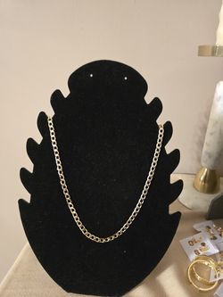 Cadena de 24 pulgadas de oro laminado muy bonita de excelente calidad