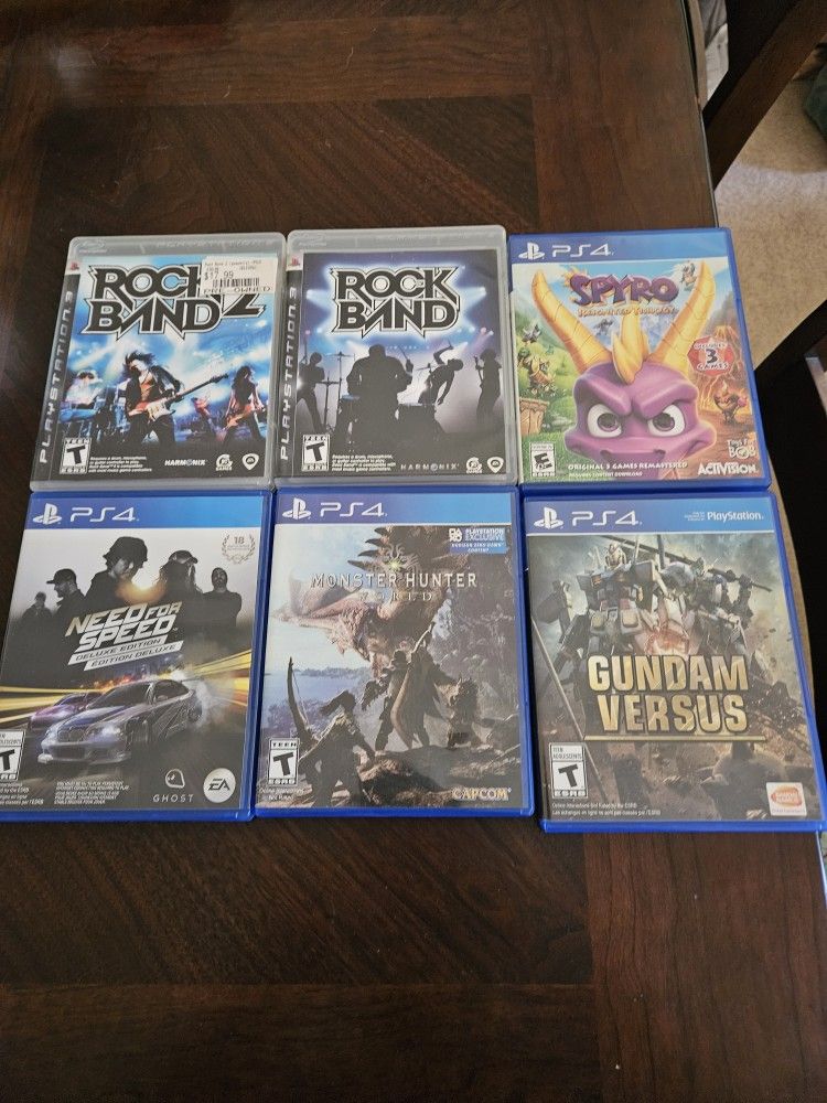 Ps3/Ps4 Games