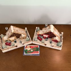 Radko Shiny Brite Alpine Meadow Houses (set of 2)