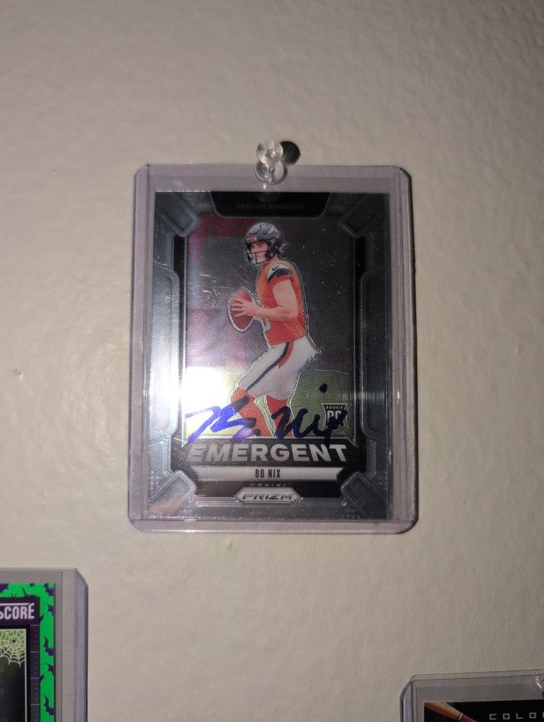 Autographed Bo Nix Rookie Card 