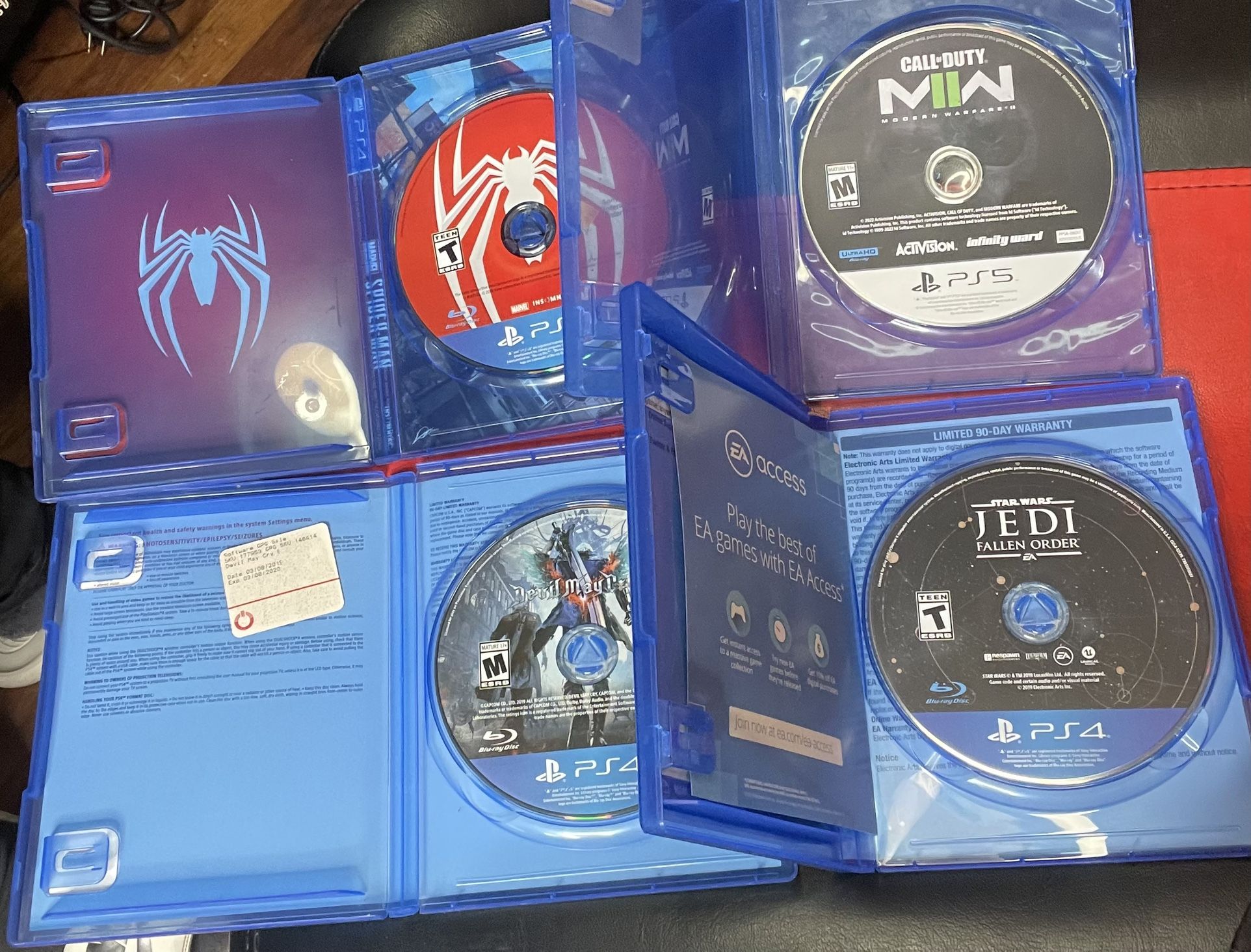 4 GAMES BUNDLE DEAL GREAT CONDITION
