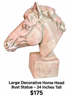 Large Decorative Horse Head