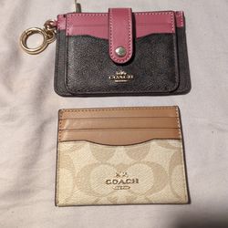RARELY Used Coach Wallets