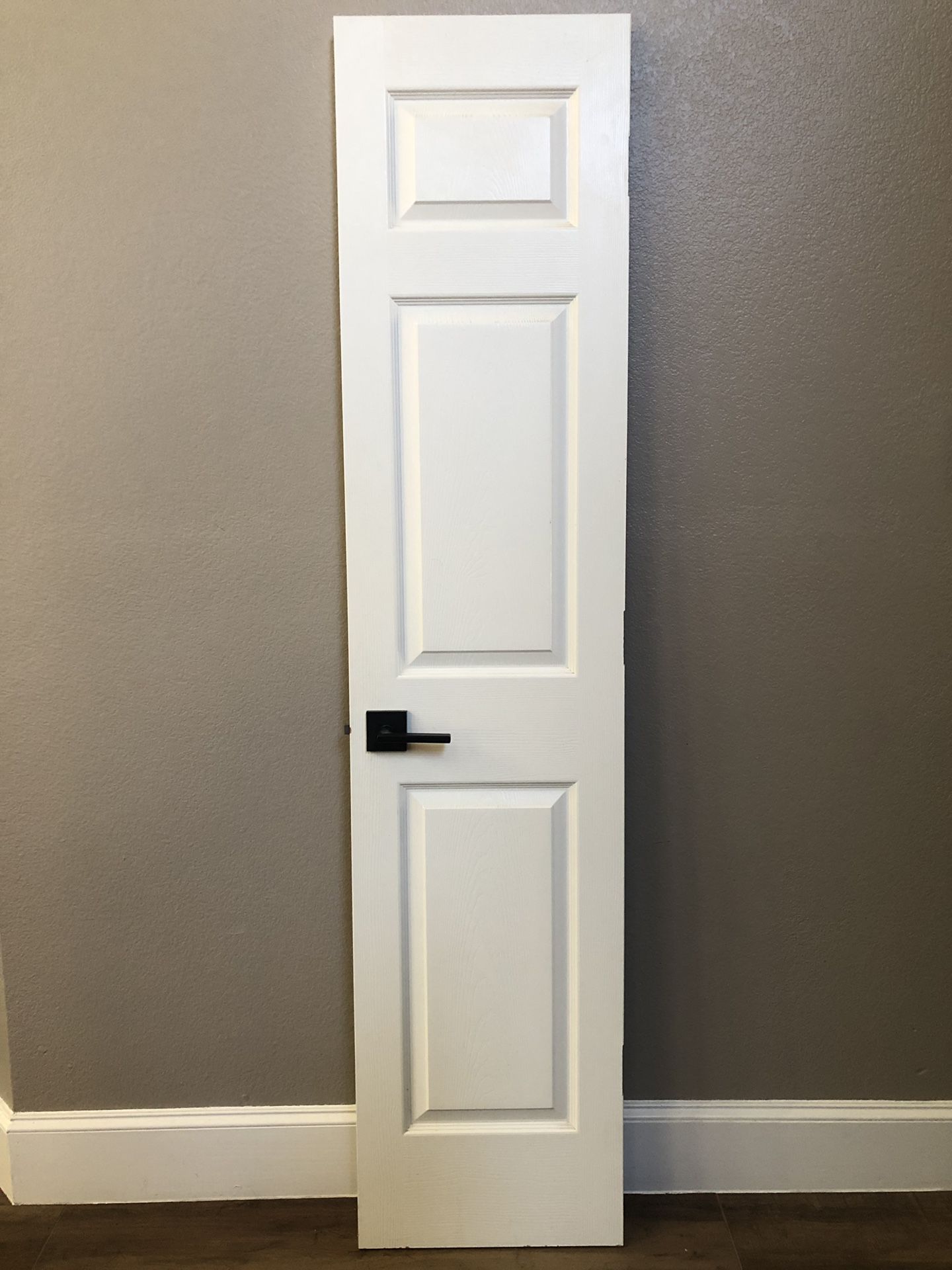 3 panel wood door - 18” x 79.5”