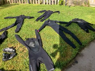 Men’s Wetsuits Size Medium All Styles
