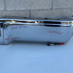 2009-2014 Ford F-150 Right side Rear Bumper End cover Chrome Oem
