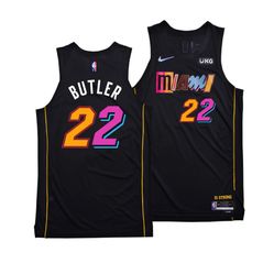 Brand new w Tags Jimmy Butler Miami Heat Black #22 Youth 10-12 75th Anniversary Alternate Edition Swingman Player Jersey NIKE