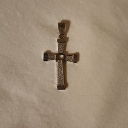 Silver Cross Pendant 