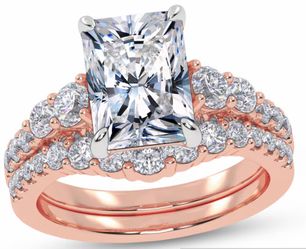 Engagement Ring and add on Band