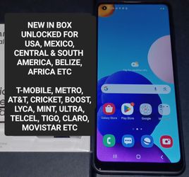 SAMSUNG GALAXY A21 4GLTE 32GB ANDROID NEW IN BOX UNLOCKED FOR T-MOBILE METRO TELCEL MEXICO TIGO CLARO MOVISTAR BELIZE AFRICA A10e A11 A12 A02s A03s