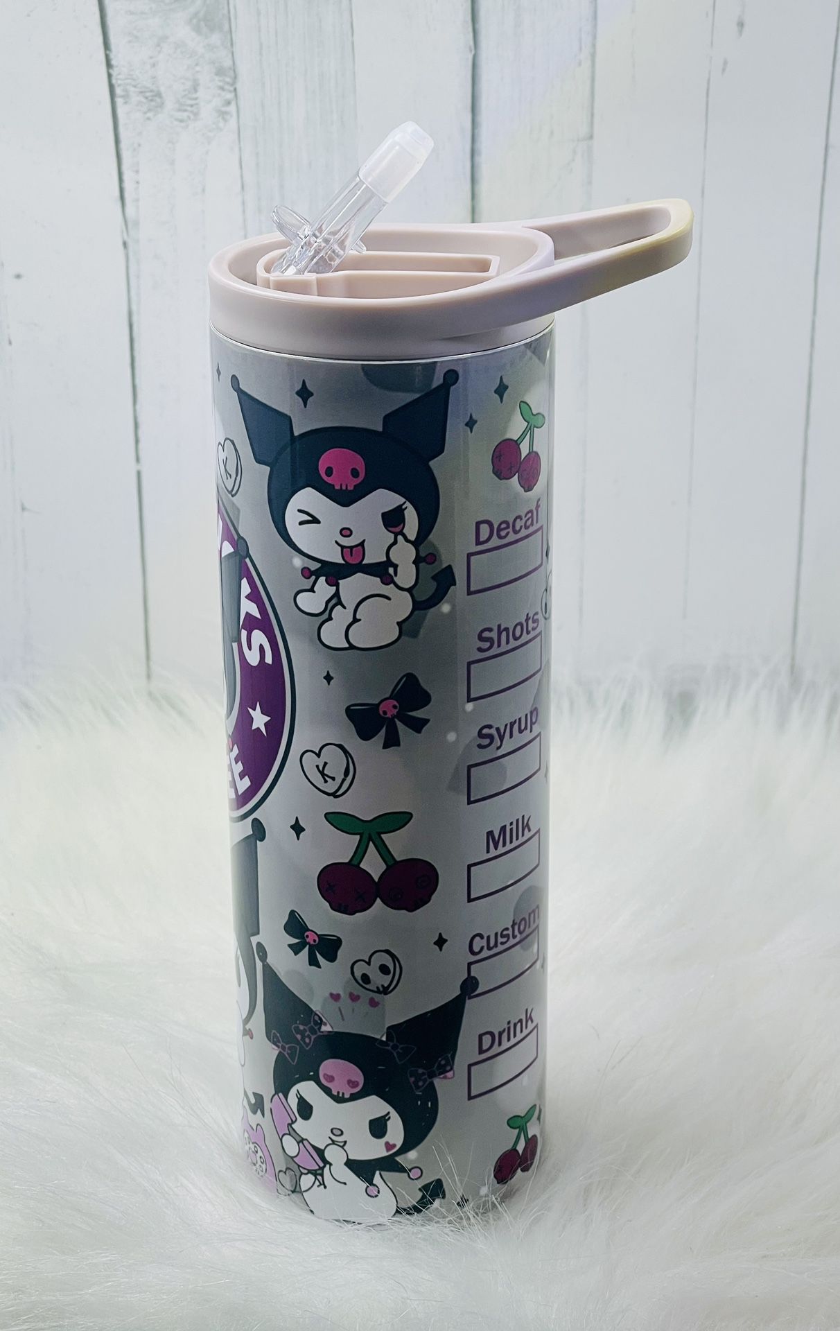 Hello kitty thermos water bottle Has some scuffs, - Depop