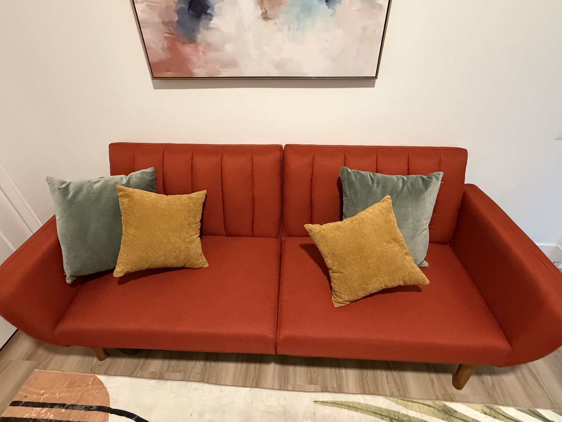 Orange Futon