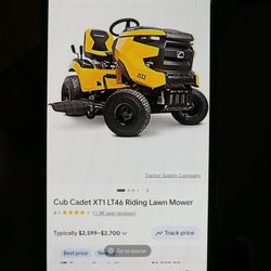 Cub Cadet Xt1 Lt 46 Riding Mower