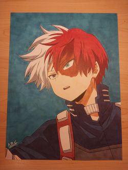 Anime Artwork - Todoroki Shoto (My Hero Academia)