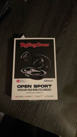Rolling Stone sport earbuds.