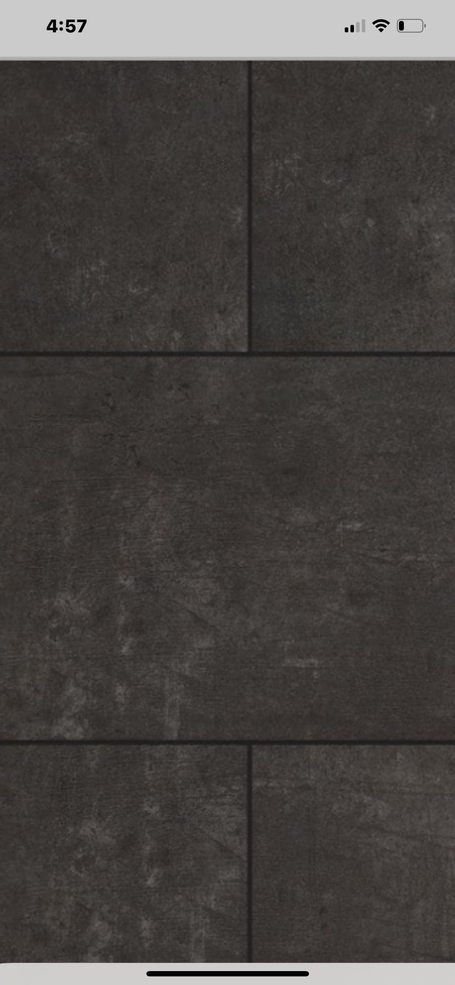 Lifeproof Castle Black Slate 6 MIL × 12 in. W × 24 in. L Click Lock Waterproof Vinyl Tile Flooring (23.8 sqft/case)