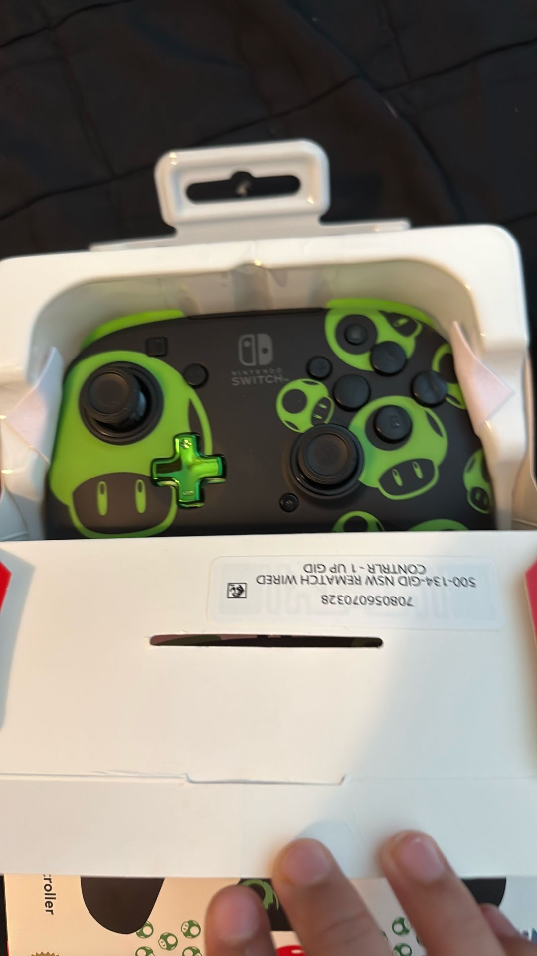 Super Mario Glow In The Dark Controller