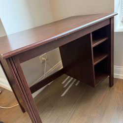 Ikea Desk with open drawers