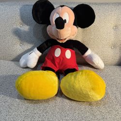 Reduced! Mickey Mouse 21” Stuffed Plush Unused