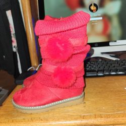Link Red Suede Boots