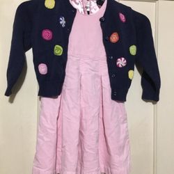 Gap dress&gymboree jacket/4-5T