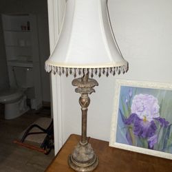 Antique Lamp With Beads