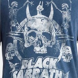 Brand New Black Sabbath Ozzy Midnight Navy Large T Shirt Still In Bag. Never Opened