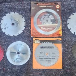 New Black & Decker Circular Saw Blades (and Used Miscellaneous Blades)