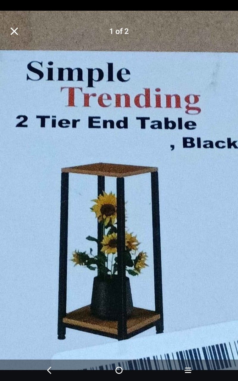 2 Tier End Table