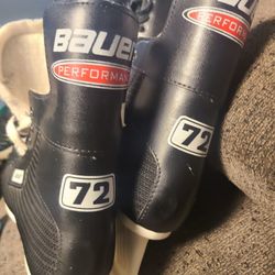 ICE SKATES AND ROLLER SKATES