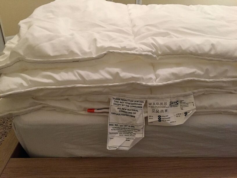 IKEA comforter, 1 piece available (grusblad, warmer)