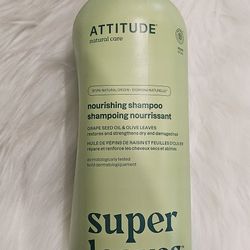 ATTITUDE Nourishing Hair Shampoo, EWG Verified, For Dry and Damaged Hair