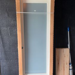 Frosted Glass Prehung Interior Door