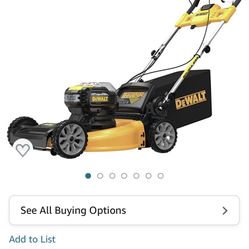 Brand New Dewalt 2x20V Max* 21-1/2 Brushless Cordless FWD Self Propelled Lawn Mower In box! Retail $799