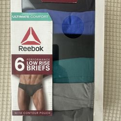 (6) Reebok Low Rise Briefs 3XL New 