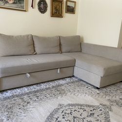 FRIHETEN IKEA SOFA BED (Beige) 604.317.23