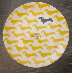 Kate Spade New York Wickford Dachshund Accent Plate – Lenox – Like New