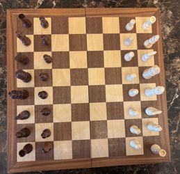 Wooden chess , board 15x15 inch. New