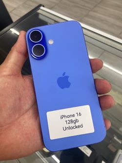 iPhone 16 unlocked. Cash or $50 down w approval
