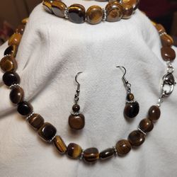 Set of Tigers Eye