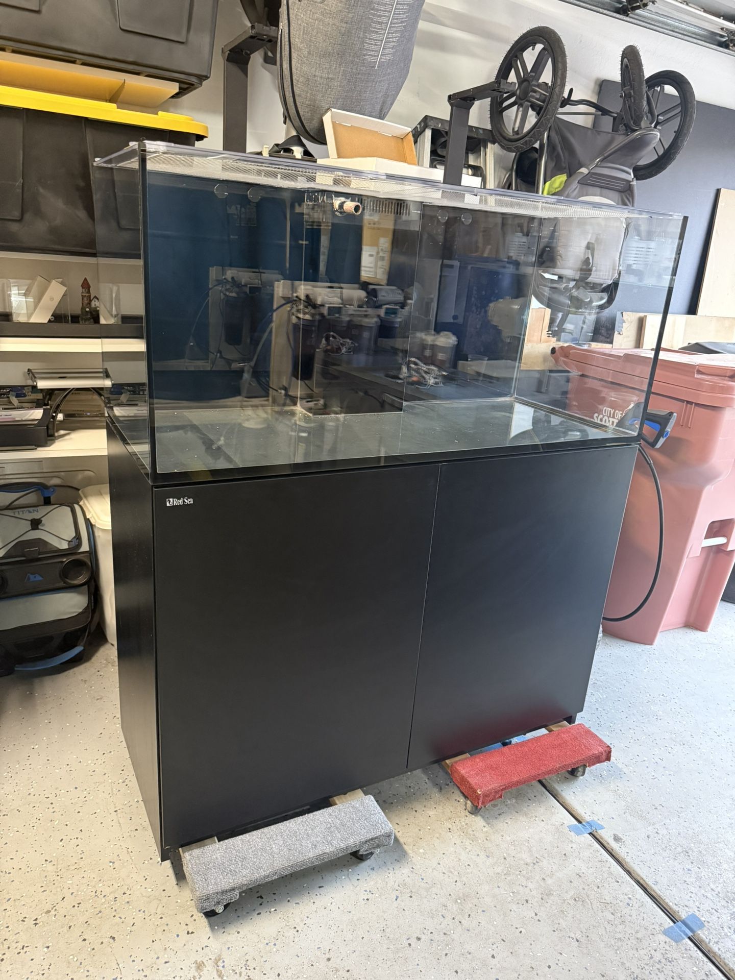 73 gallon Red Sea Rimless  Reef Tank setup 