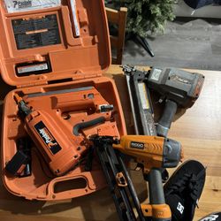 Paslode Cordless And Paslode Teco Gun  And Rigid Finish 